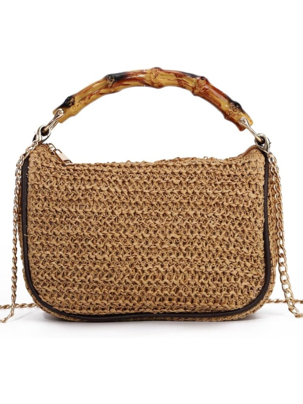 Straw Clutch Purses for Women Small Summer Handbag Woven Beach Hobo Tote Bags Va